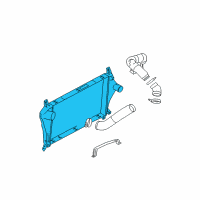 OEM 2008 Ford E-350 Super Duty Intercooler Diagram - 4C2Z-6K775-DC