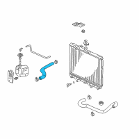 OEM Honda Insight Hose, Water (Upper) Diagram - 19501-PHM-000