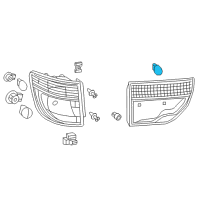 OEM 1992 Chrysler Imperial Bulb Diagram - L0000916