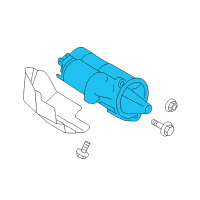 OEM 2009 Hyundai Santa Fe Starter Assembly Diagram - 36100-3E100