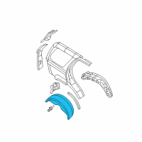 OEM 2009 Dodge Durango Shield-Splash Diagram - 55078072AD