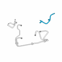 OEM Lincoln Cooler Pipe Diagram - 6E5Z-7A030-A