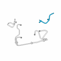 OEM Mercury Cooler Pipe Diagram - 6E5Z-7A030-A