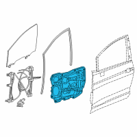 OEM 2021 Chrysler Pacifica Panel-Carrier Plate Diagram - 68314740AA