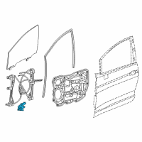 OEM 2020 Chrysler Voyager Window Regulator 6 Pin Motor Diagram - 68314750AA