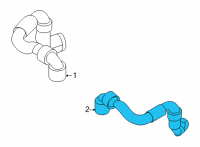 OEM 2020 BMW X5 HOSE ELECTRIC COOLANT PUMP Diagram - 17-12-8-093-403