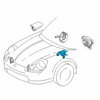 OEM 2001 Toyota MR2 Spyder Center Sensor Diagram - 89170-17050