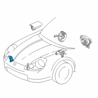 OEM 2001 Toyota MR2 Spyder Front Sensor Diagram - 89173-19315