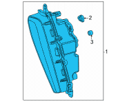 OEM 2017 Toyota Mirai Signal Lamp Diagram - 81610-62030