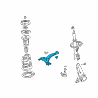 OEM 2000 Toyota Solara Lower Control Arm Diagram - 48068-07030