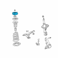 OEM 1999 Toyota Camry Strut Mount Diagram - 48603-06031