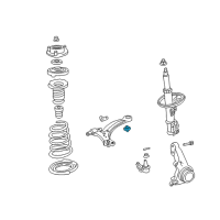 OEM Toyota Camry Bushings Diagram - 48655-07020