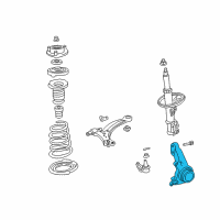 OEM Toyota Camry Knuckle Diagram - 43212-33060