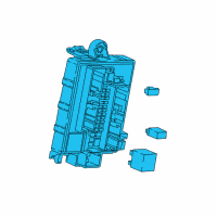 OEM GMC Acadia Fuse & Relay Box Diagram - 84092956