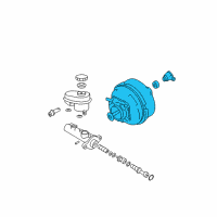 OEM Cadillac DTS Booster Assembly Diagram - 84163798