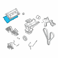 OEM Hyundai Santa Fe Gasket-Rocker Cover Diagram - 22441-37101