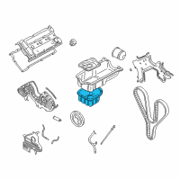 OEM 2007 Hyundai Tiburon Pan Assembly-Engine Oil, Lower Diagram - 21510-37102