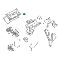 OEM Hyundai Sonata Cap-Oil Filler Diagram - 26510-37100