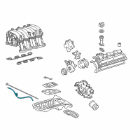 OEM Toyota Sequoia Guide, Oil Level Gage Diagram - 11452-50200