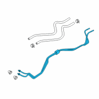 OEM Lincoln Town Car Cooler Line Diagram - 3W1Z-7A031-AA