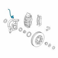 OEM 2002 Lincoln Navigator Speed Sensor Diagram - XL3Z-2C205-AC