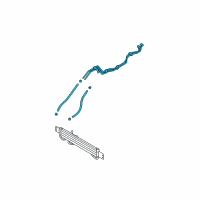 OEM 2007 Kia Sorento Tube Assembly-Oil Cooler Diagram - 254703E930