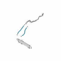 OEM 2009 Kia Sorento Hose-Oil Cooler Diagram - 254213E930