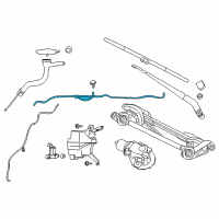 OEM 2022 Nissan Leaf Tube-Washer, Windshield Diagram - 28935-5SA0A
