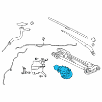 OEM 2022 Nissan Leaf MOTOR ASSY-WINDSHIELD WIPER Diagram - 28810-3NF0L
