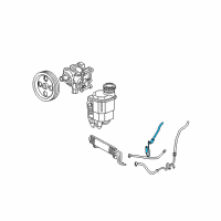 OEM 2005 Dodge Ram 2500 Line-Power Steering Pressure Diagram - 68164559AA