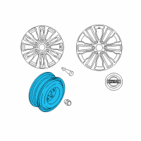OEM 2022 Nissan Armada Wheel-Aluminum Diagram - D0300-5ZW1A