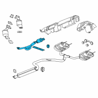 OEM 2019 Buick LaCrosse Front Pipe Diagram - 84233241