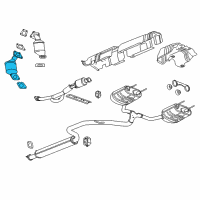 OEM Buick LaCrosse Preconverter Diagram - 85137396