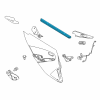 OEM 2019 Toyota Yaris Belt Weatherstrip Diagram - 68173-WB002