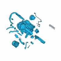 OEM 2011 Toyota Sienna Evaporator Assembly Diagram - 87030-08130