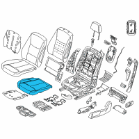 OEM 2015 BMW 428i xDrive Upholstered.Section., Basicseat, Imit.Leath., Right Diagram - 52-10-7-388-780