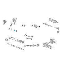 OEM Acura RDX Bushing, Gear Box Mounting Diagram - 53685-SEP-A01