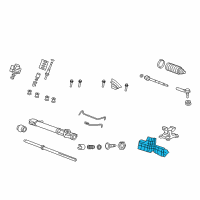 OEM 2009 Honda CR-V Plate, Power Steering Heat Baffle Diagram - 53692-SWA-A00