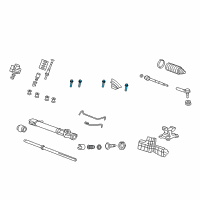 OEM Honda Bolt, Gear Box Mounting Diagram - 90108-STK-A00