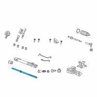 OEM 2011 Honda CR-V Rack, Steering Diagram - 53626-SWA-A01