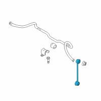 OEM Ford Transit Connect Stabilizer Link Diagram - 2T1Z-5K484-AA