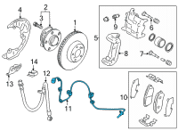 OEM Toyota GR86 ABS Sensor Diagram - SU003-08839