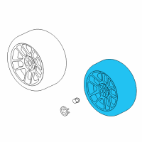 OEM 2003 Dodge Viper Wheel Front Diagram - TW85XZAAA