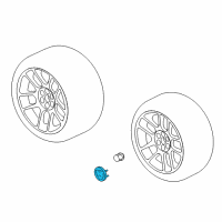 OEM Dodge Viper Wheel Center Cap Diagram - TW94SZBAA