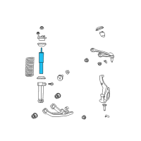 OEM Dodge Nitro ABSORBER-Suspension Diagram - 68003952AC