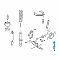 OEM 1996 Honda Civic Joint, Ball (Lower) Diagram - 51220-S04-003