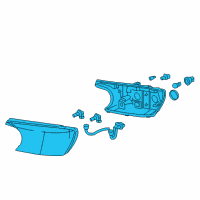 OEM 2004 Buick Rainier Composite Assembly Diagram - 15866079