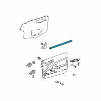 OEM 2010 Scion tC Belt Weatherstrip Diagram - 68171-21050