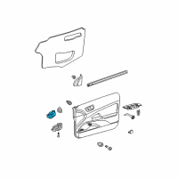 OEM 2007 Scion tC Window Switch Diagram - 84030-21020