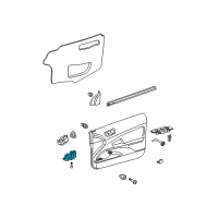 OEM Scion Window Switch Diagram - 84040-21021